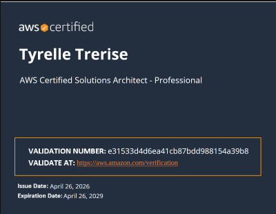AWS Solutions Architect - Professional